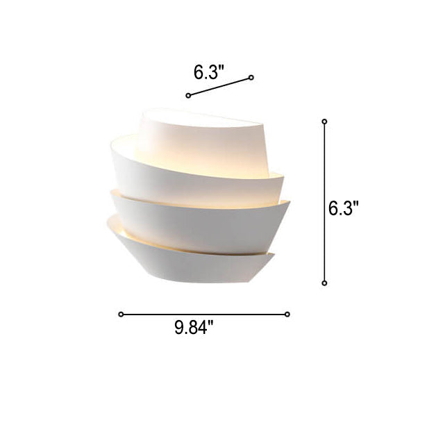 Skandinavische Wandlampe aus Eisen mit Doppelleuchten – Moderne Beleuchtung