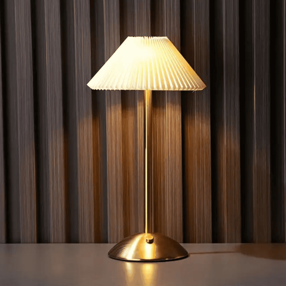 Kabellose LED Tischlampe - Moderne Tischleuchte für Wohnzimmer und Büro