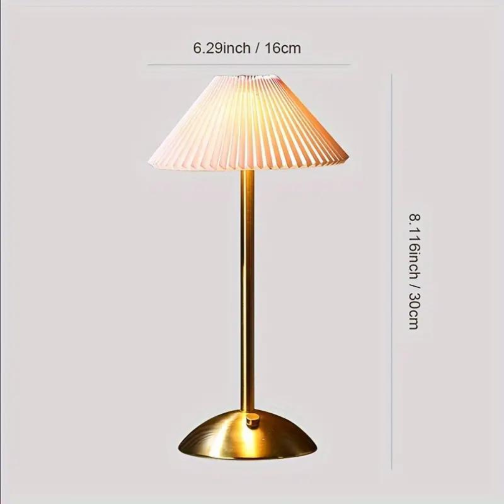Kabellose LED Tischlampe - Moderne Tischleuchte für Wohnzimmer und Büro