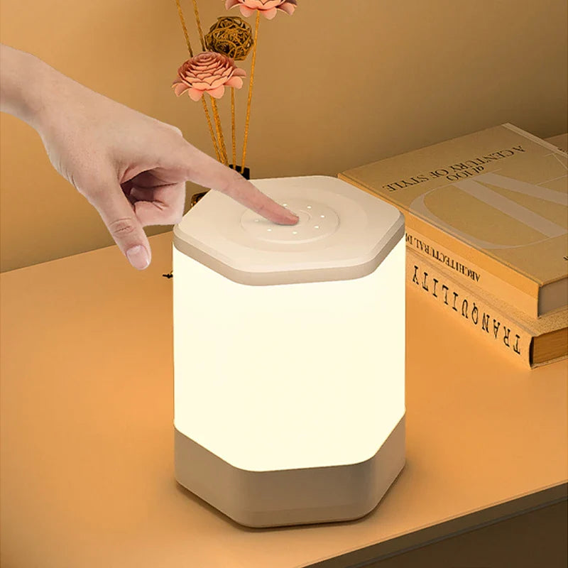 Dimmbare LED-Tischlampe mit Berührungssteuerung – Modernes Glühlicht für Schlafzimmer und Wohnzimmer