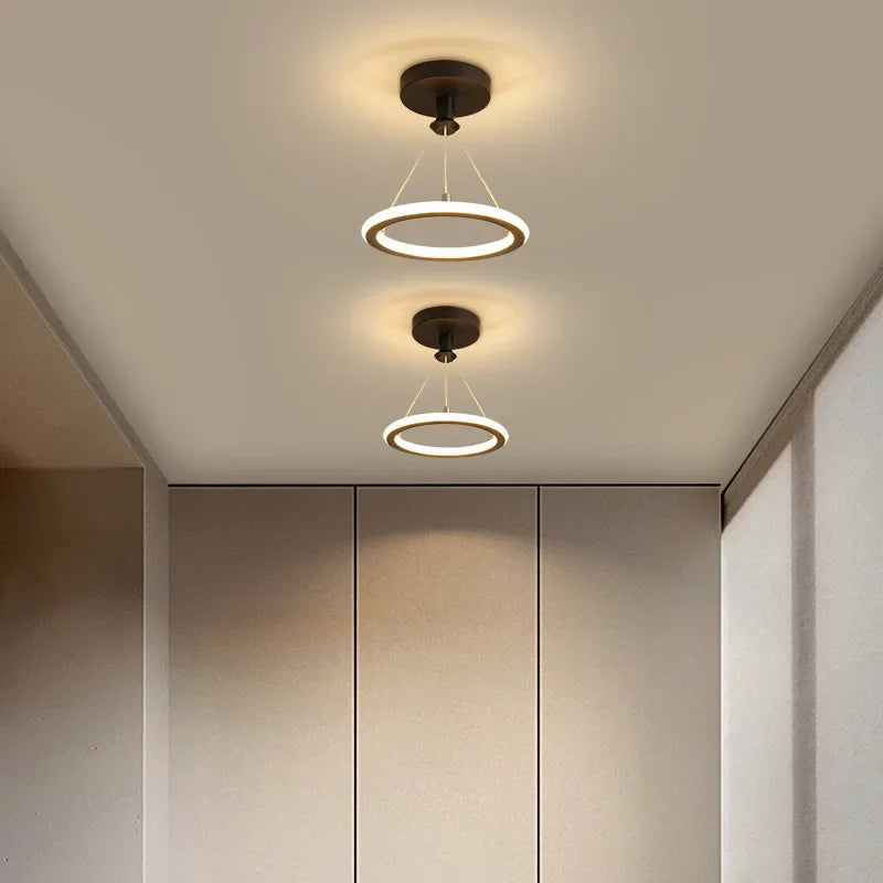 Moderne LED Deckenleuchte für Flur & Eingangsbereich, Minimalistische Beleuchtung