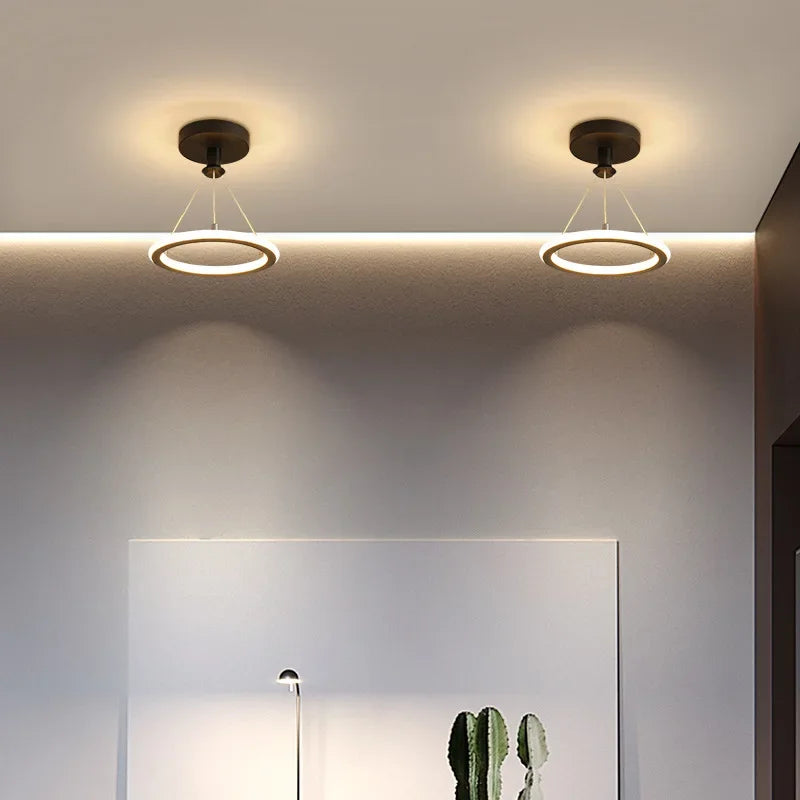Moderne LED Deckenleuchte für Flur & Eingangsbereich, Minimalistische Beleuchtung