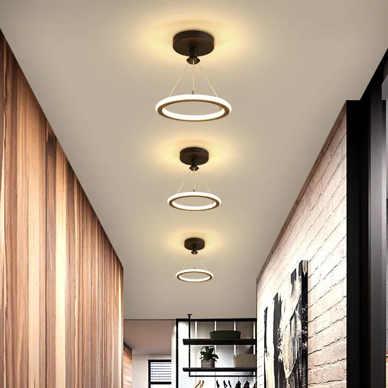 Moderne LED Deckenleuchte für Flur & Eingangsbereich, Minimalistische Beleuchtung