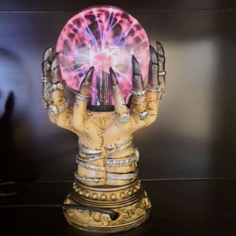 Leuchtende Kristallkugel Lampe – Mystische Deko für Wahrsager und Magie-Liebhaber