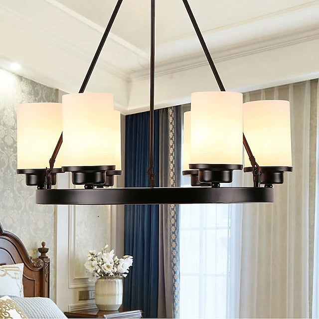 Rustikaler Kronleuchter im Wagenrad-Design – Vintage Deckenleuchte für Esszimmer und Wohnzimmer
