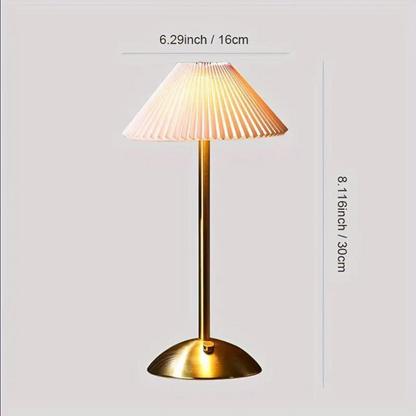 Kabellose LED Tischlampe - Moderne Tischleuchte für Wohnzimmer und Büro