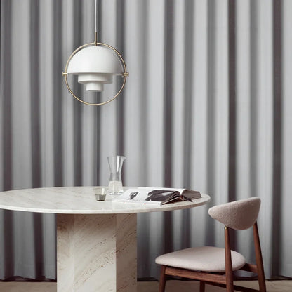Moderne Dänische Eisen-Pendelleuchte – Minimalistisches Industriedesign für Esszimmer und Wohnzimmer