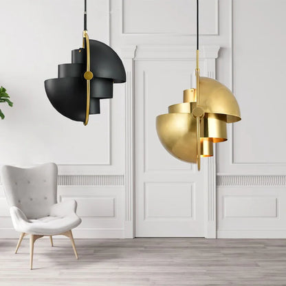 Moderne Dänische Eisen-Pendelleuchte – Minimalistisches Industriedesign für Esszimmer und Wohnzimmer