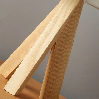 Moderne Tischlampe aus Holz - Designer Nachttischlampe Skandinavisch