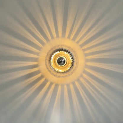 Skandinavische Bauhaus Wandleuchte aus Glas, Moderne LED Wandlampe für Flur & Wohnzimmer