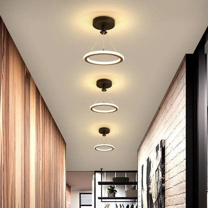 Moderne LED Deckenleuchte für Flur & Eingangsbereich, Minimalistische Beleuchtung
