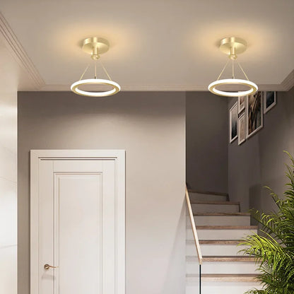 Moderne LED Deckenleuchte für Flur & Eingangsbereich, Minimalistische Beleuchtung