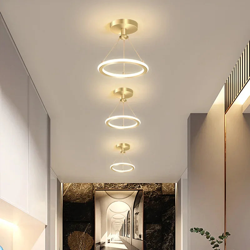 Moderne LED Deckenleuchte für Flur & Eingangsbereich, Minimalistische Beleuchtung