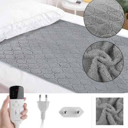 Doppellagiger Heizteppich – Elektrische Wärmematte Lagen für Extra Komfort und Wärme, Ideal für Bett und Sofa, Energiesparend