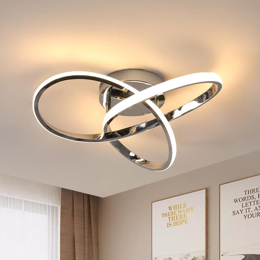 38W LED Deckenleuchte 4275LM, Blumen-Design Deckenlampe, Deckenbeleuchtung für Schlafzimmer, Wohnzimmer, Küche und Flur